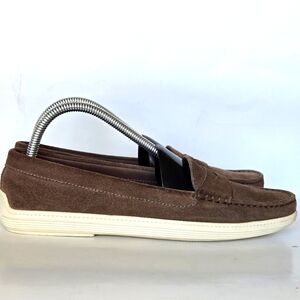 Tod's Suede slip-on loafers size 40 us 7